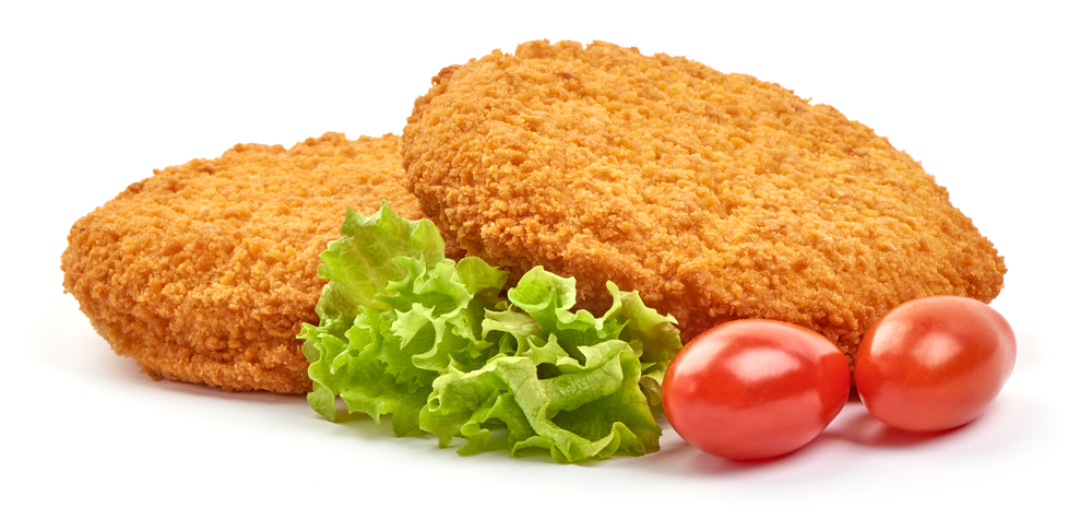 Fried,Chicken,Schnitzel,Cordon,Bleu,With,Cheese,In,Breadcrumbs,,Restaurant